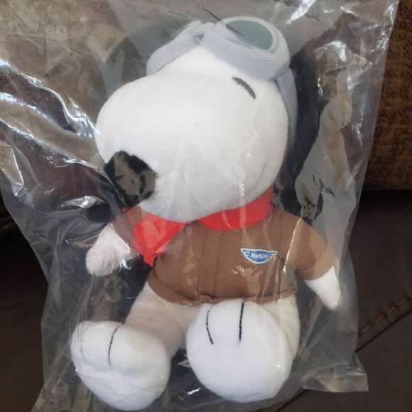 aviator snoopy plush